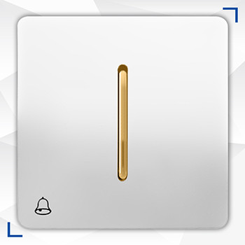 کلیدکراکس(صلیبی) آسیا الکتریک مدل کریستال سفیدطلایی