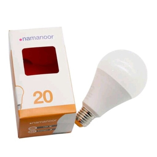 لامپ ال ای دی 20 وات مدل حبابی نمانور