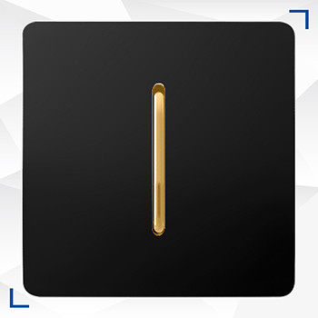 کلیدتبدیل آسیا الکتریک مدل کریستال مشکی