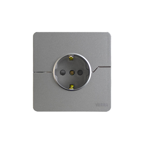 پریز ارت دار ویرا T2 مشکی و طوسی