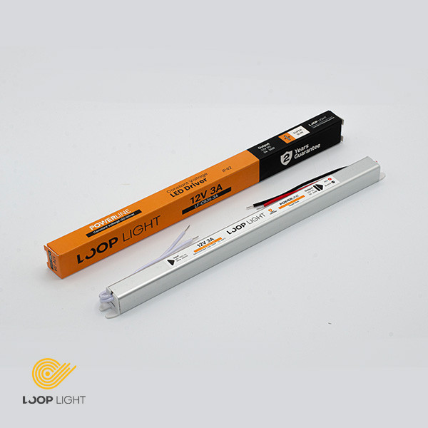 منبع تغذیه 12 ولت 3 آمپر 36 وات مدل SuperSlim