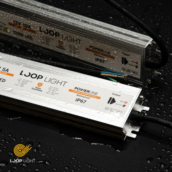 منبع تغذیه ضد آب 24 ولت 5 آمپر 120 وات مدل Waterproof