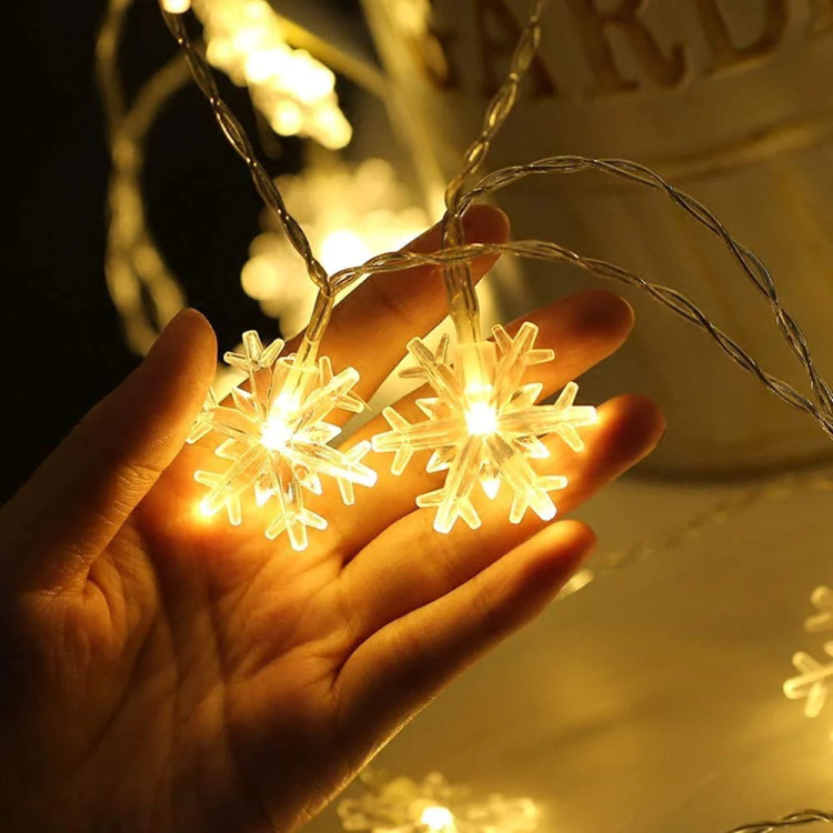 ریسه تزیینی (LED) مدل دانه برفی