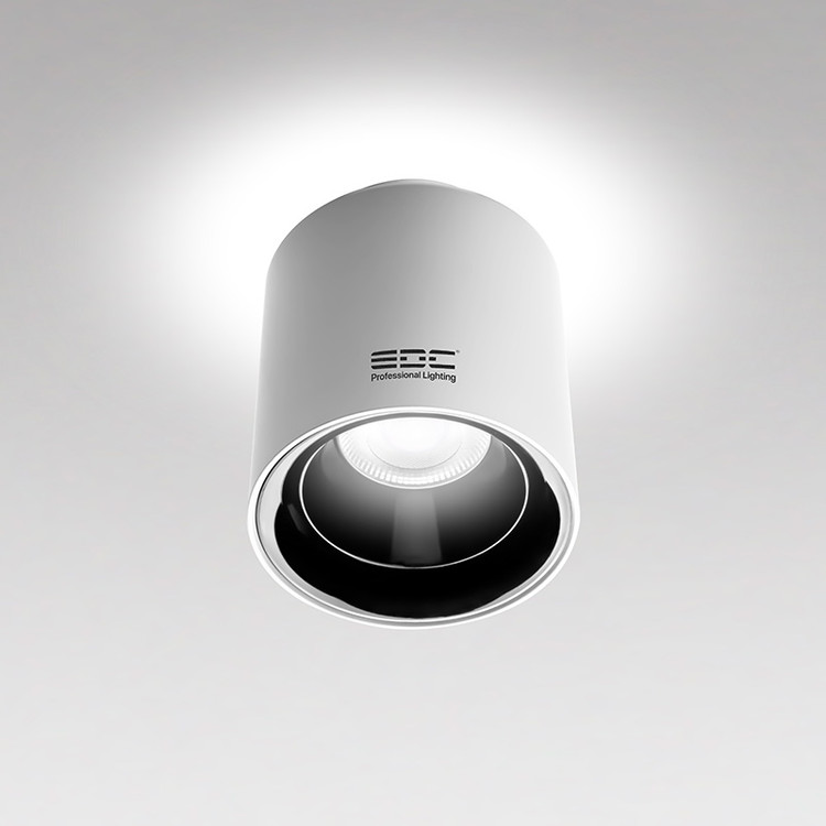 چراغ سقفی روکار استوانه دابل بدنه سفید رویه 11.4 سانت 30 وات