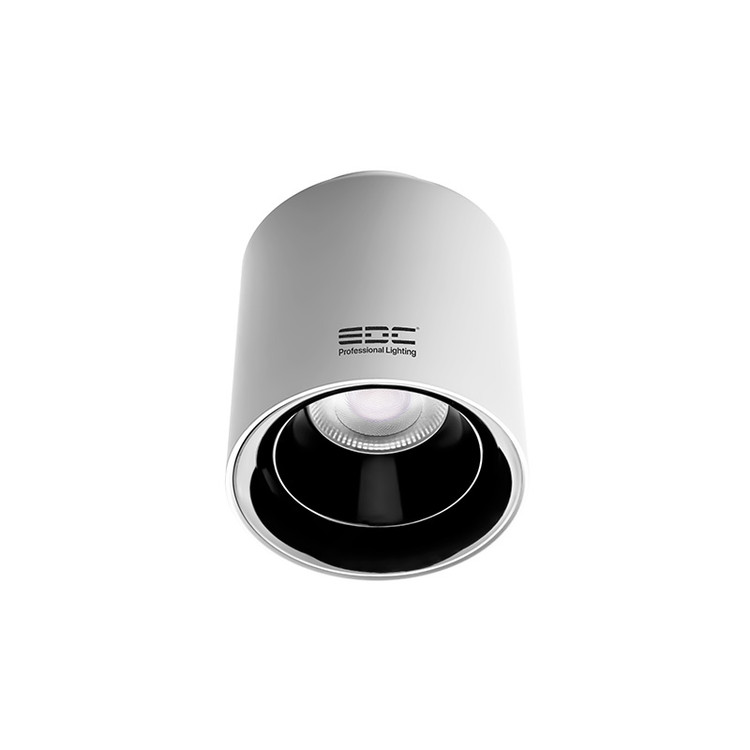 چراغ سقفی روکار استوانه دابل بدنه سفید رویه 11.4 سانت 30 وات