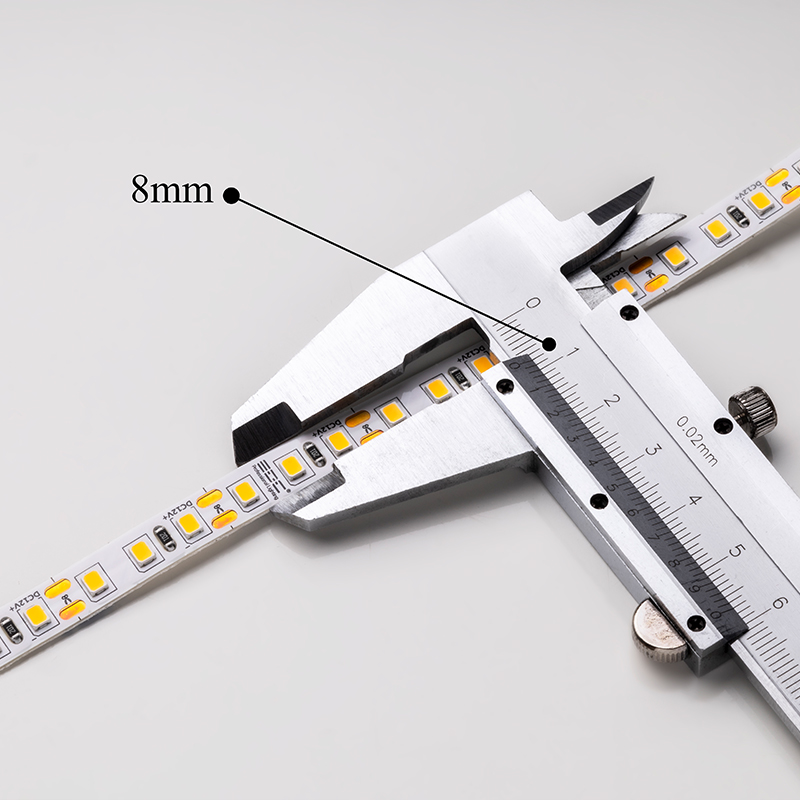 استریپ وایرلس ۱۲ ولت EDC با توان ۱۰ وات و تراکم ۱۲۰ ال‌ای‌دی، گزینه‌ای مطمئن و کارآمد برای نورپردازی داخلی دقیق و اقتصادی با نوری یکنواخت و ملایم است.
