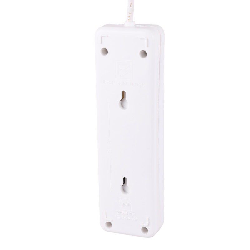 سه خانه برق  باخ الکترونیک بدون ارت H-3 کابل 1.8 متری