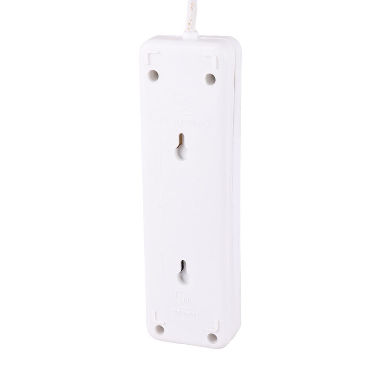 سه خانه برق باخ الکترونیک بدون ارت H-3 کابل 1.8 متری