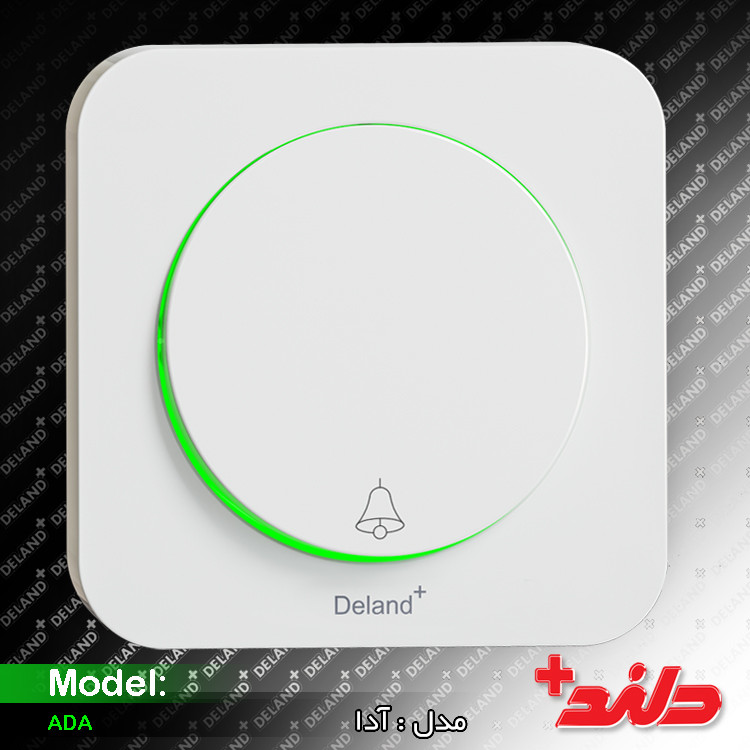 کلید پریز دلند الکتریک (مدل آدا سفید)