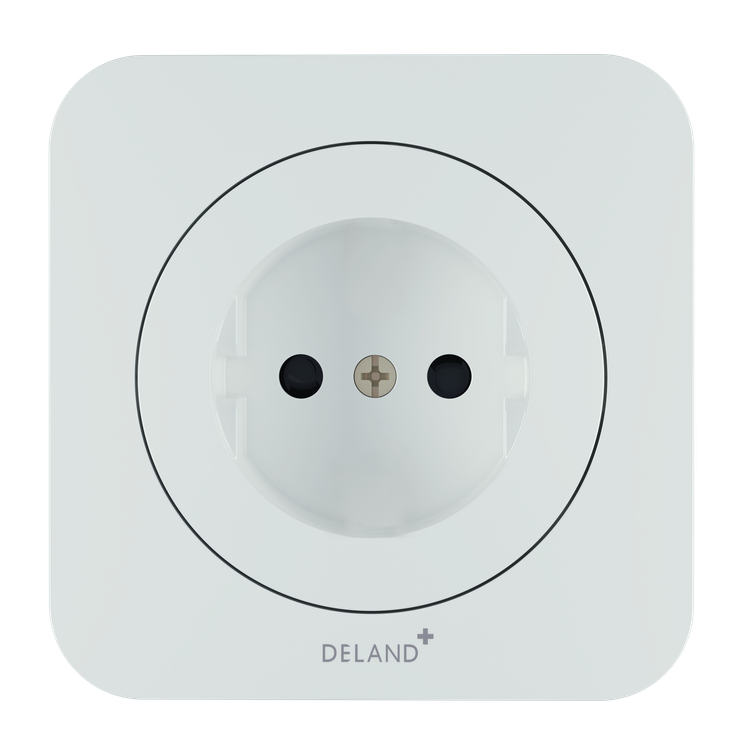 کلید پریز دلند الکتریک (مدل آدا سفید)